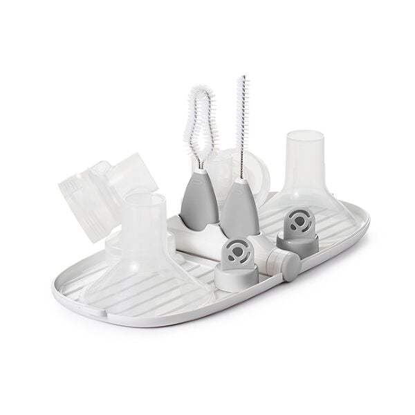 Breast Pump Parts Drying Rack with Detail Brushes A7