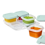 Silicone Baby Blocks Food Storage Containers (4 oz) - Opal T6