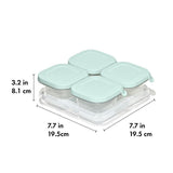 Silicone Baby Blocks Food Storage Containers (4 oz) - Opal T6