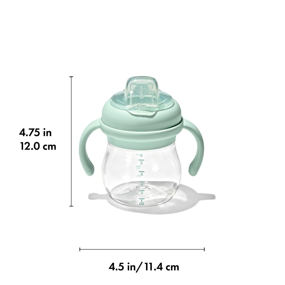Transitions 6 Oz Soft Spout Sippy Cup with Removable Handles F9