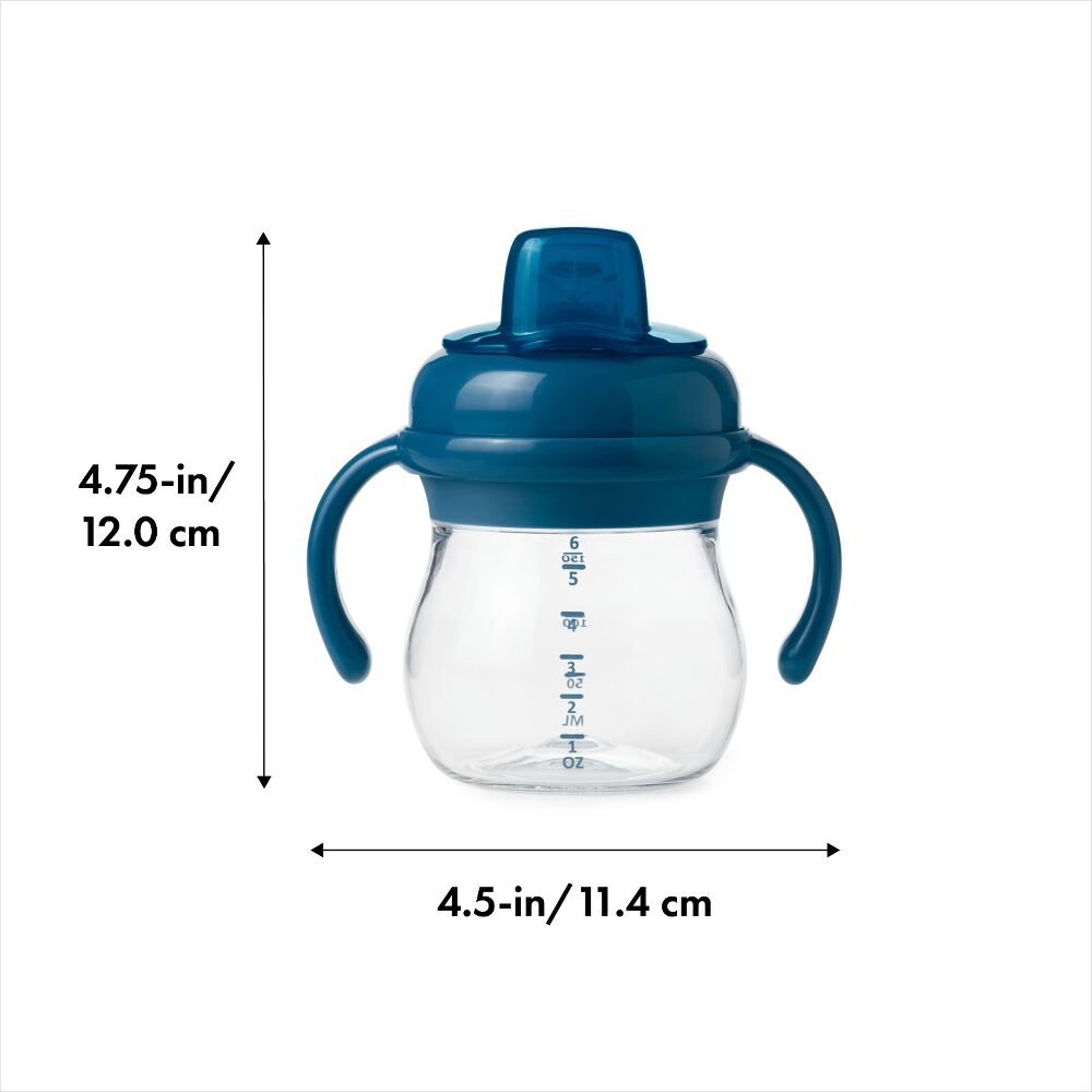 Transitions 6 Oz Soft Spout Sippy Cup with Removable Handles F9