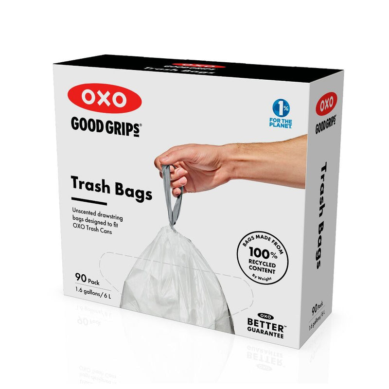 Trash Bags - 1.6 gallons/6L - 90-Pack X2