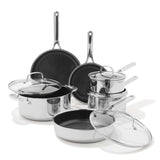 Trident Hybrid Non-Stick Stainless Steel 10-Piece Set T5