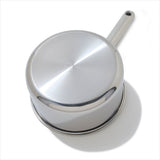 Trident Hybrid Non-Stick Stainless Steel 2.5 Qt Saucepan with Lid J7