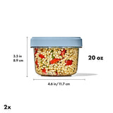 Twist & Stack Container (20 oz) – 2-Pack Q6