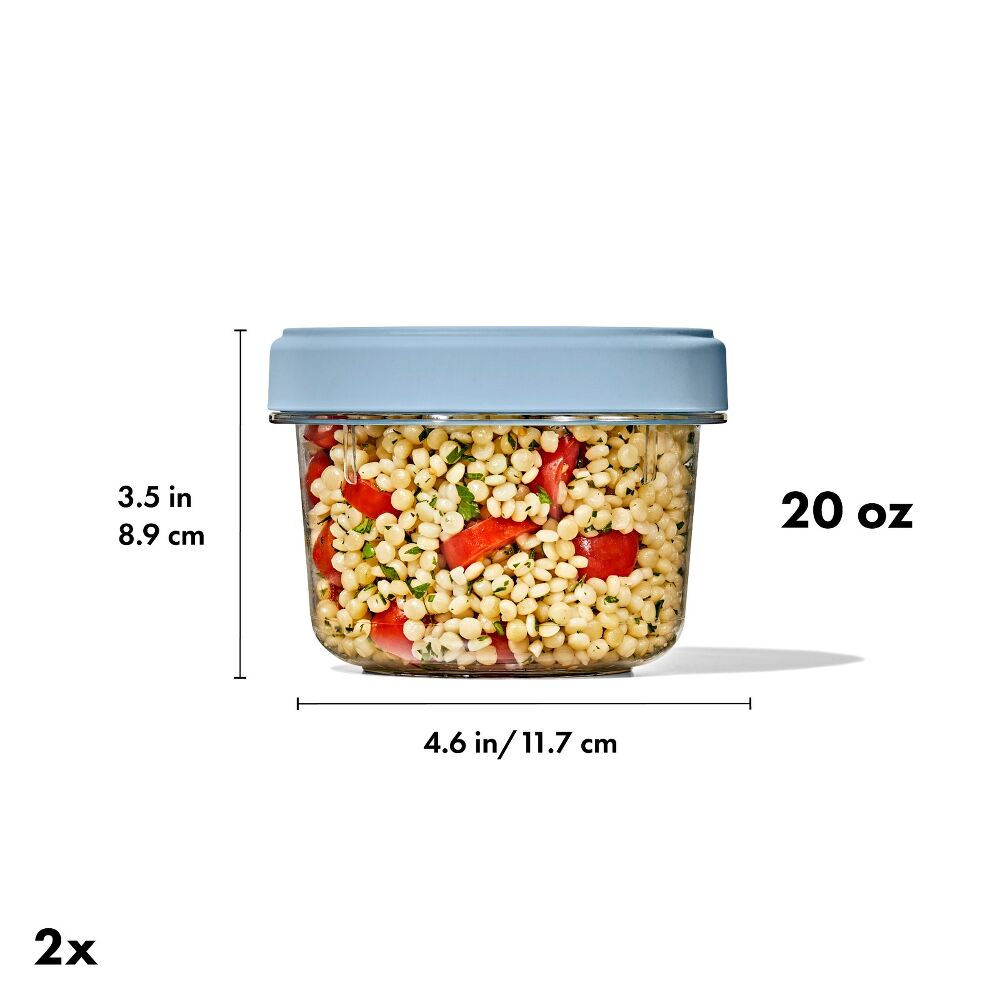 Twist & Stack Container (20 oz) – 2-Pack Q6